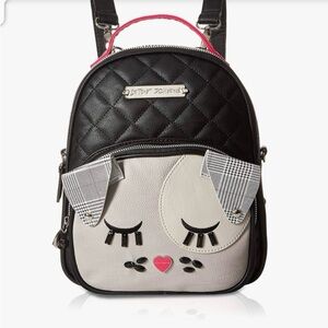 BETSEY JOHNSON WOMEN'S DIAMOND QUILT KITCH BACKPACK‎